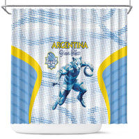 Argentina Rugby Custom Shower Curtain Pumas Mascot - Sporty Style