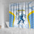 Argentina Rugby Custom Shower Curtain Pumas Mascot - Sporty Style