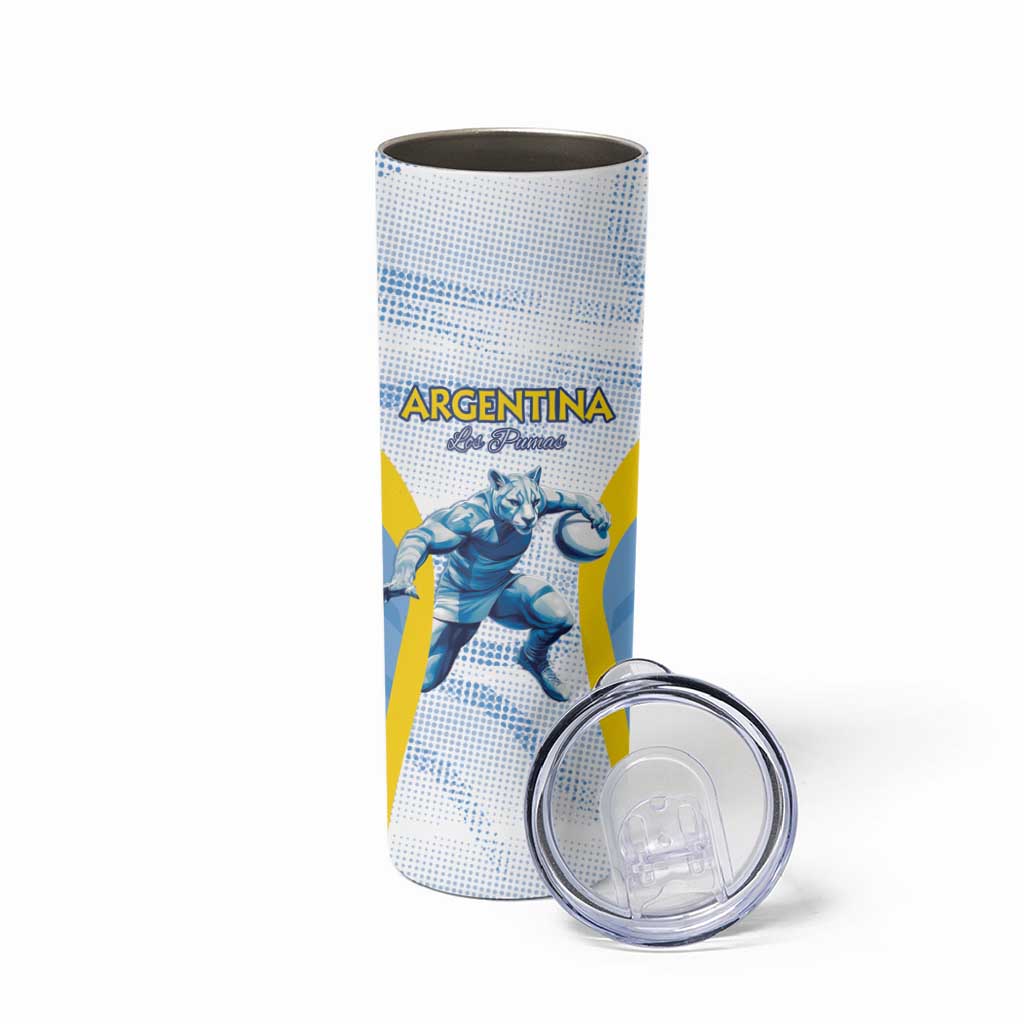 Argentina Rugby Custom Skinny Tumbler Pumas Mascot - Sporty Style