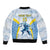 Argentina Rugby Custom Sleeve Zip Bomber Jacket Pumas Mascot - Sporty Style