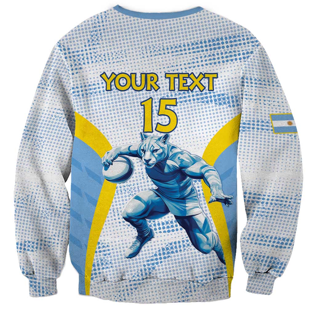 Argentina Rugby Custom Sweatshirt Pumas Mascot - Sporty Style