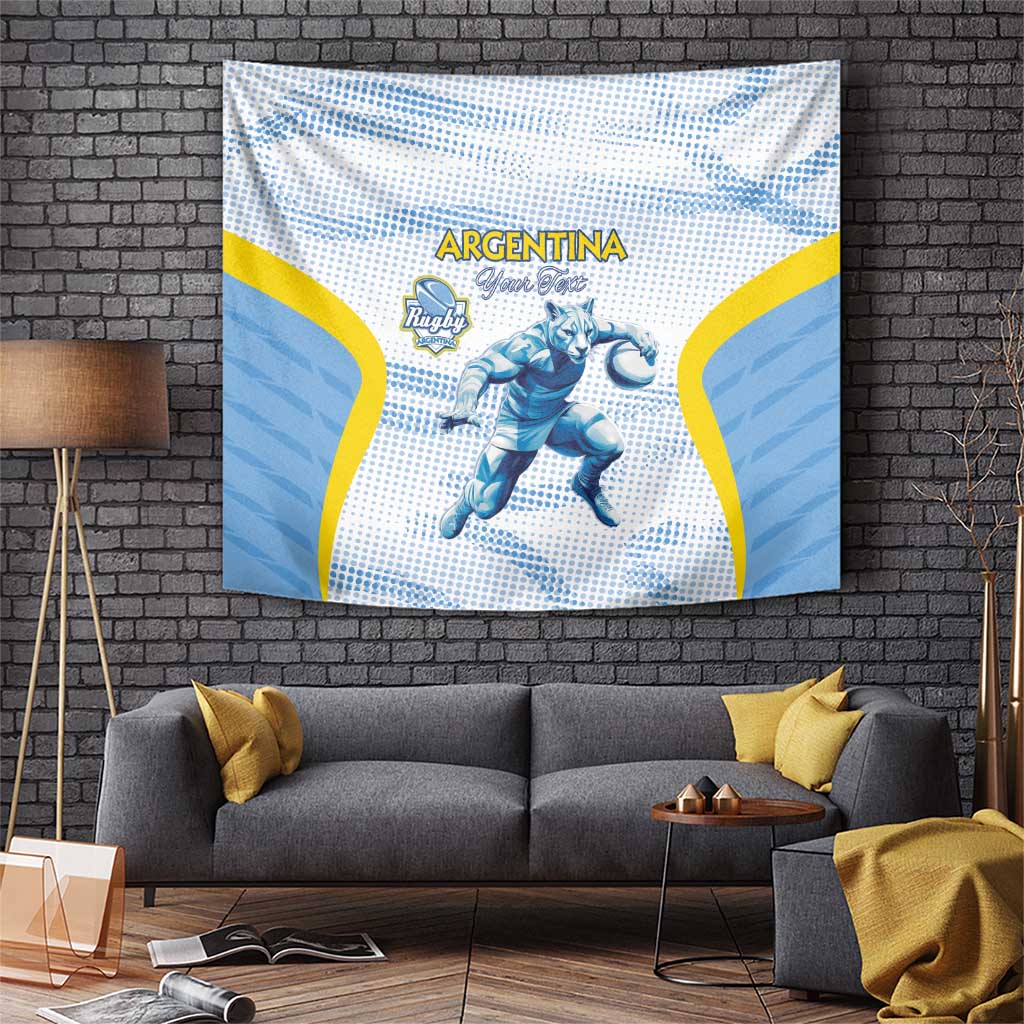 Argentina Rugby Custom Tapestry Pumas Mascot - Sporty Style