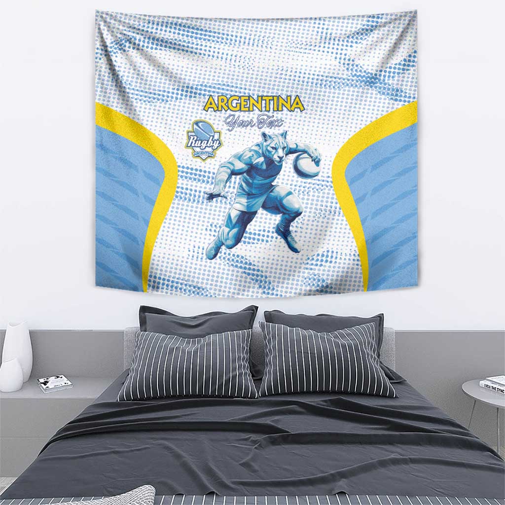 Argentina Rugby Custom Tapestry Pumas Mascot - Sporty Style