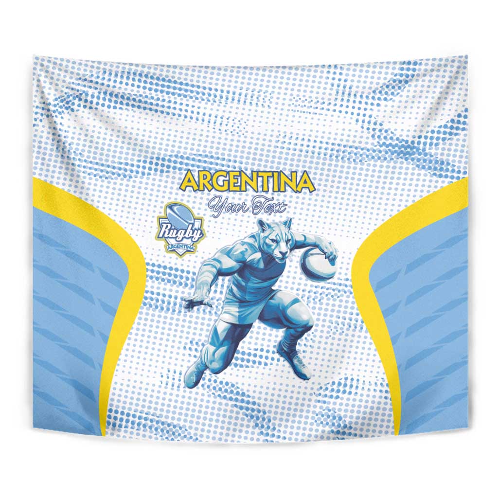 Argentina Rugby Custom Tapestry Pumas Mascot - Sporty Style