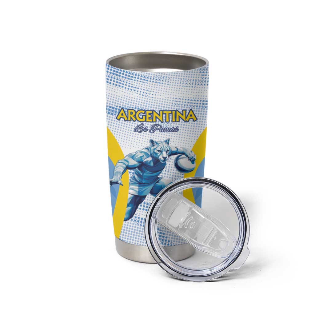 Argentina Rugby Custom Tumbler Cup Pumas Mascot - Sporty Style