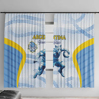 Argentina Rugby Custom Window Curtain Pumas Mascot - Sporty Style