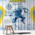 Argentina Rugby Custom Window Curtain Pumas Mascot - Sporty Style