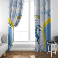 Argentina Rugby Custom Window Curtain Pumas Mascot - Sporty Style