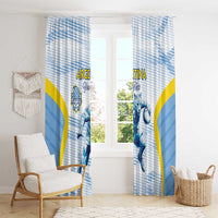 Argentina Rugby Custom Window Curtain Pumas Mascot - Sporty Style