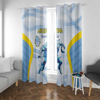 Argentina Rugby Custom Window Curtain Pumas Mascot - Sporty Style
