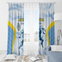 Argentina Rugby Custom Window Curtain Pumas Mascot - Sporty Style