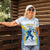 Argentina Rugby Custom Women Polo Shirt Pumas Mascot - Sporty Style