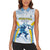 Argentina Rugby Custom Women Sleeveless Polo Shirt Pumas Mascot - Sporty Style