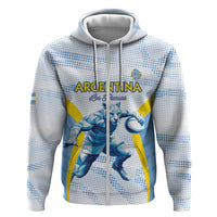 Argentina Rugby Custom Zip Hoodie Pumas Mascot - Sporty Style