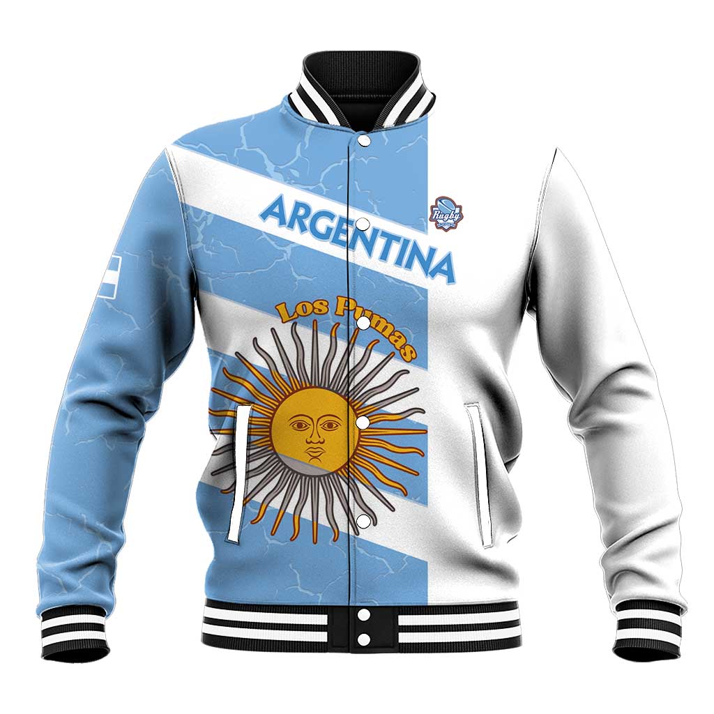 Argentina Rugby Custom Baseball Jacket Go Los Pumas