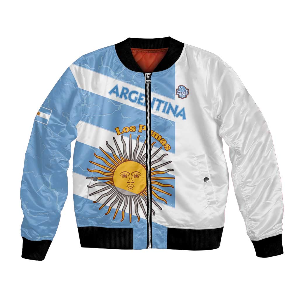 Argentina Rugby Custom Bomber Jacket Go Los Pumas