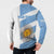 Argentina Rugby Custom Button Sweatshirt Go Los Pumas