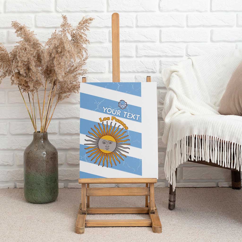 Argentina Rugby Custom Canvas Wall Art Go Los Pumas