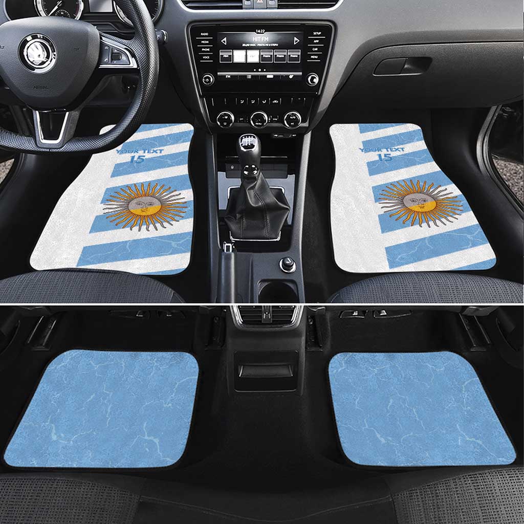 Argentina Rugby Custom Car Mats Go Los Pumas