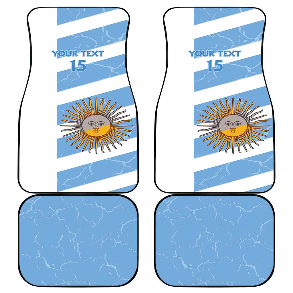 Argentina Rugby Custom Car Mats Go Los Pumas