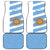 Argentina Rugby Custom Car Mats Go Los Pumas