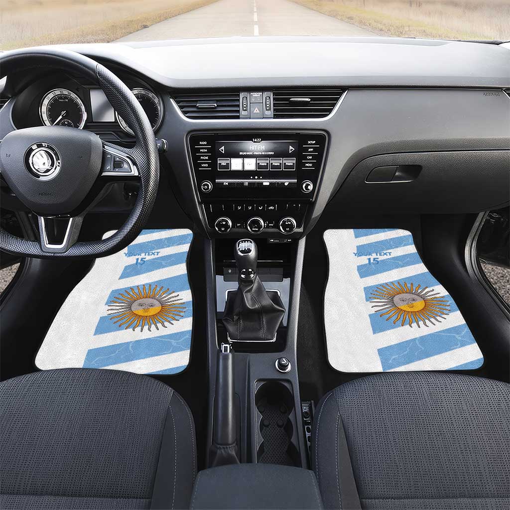 Argentina Rugby Custom Car Mats Go Los Pumas