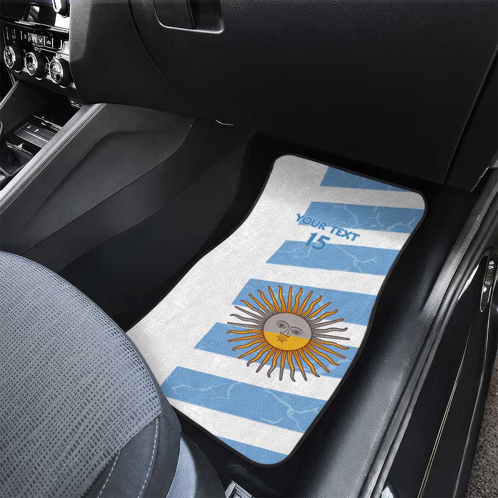 Argentina Rugby Custom Car Mats Go Los Pumas