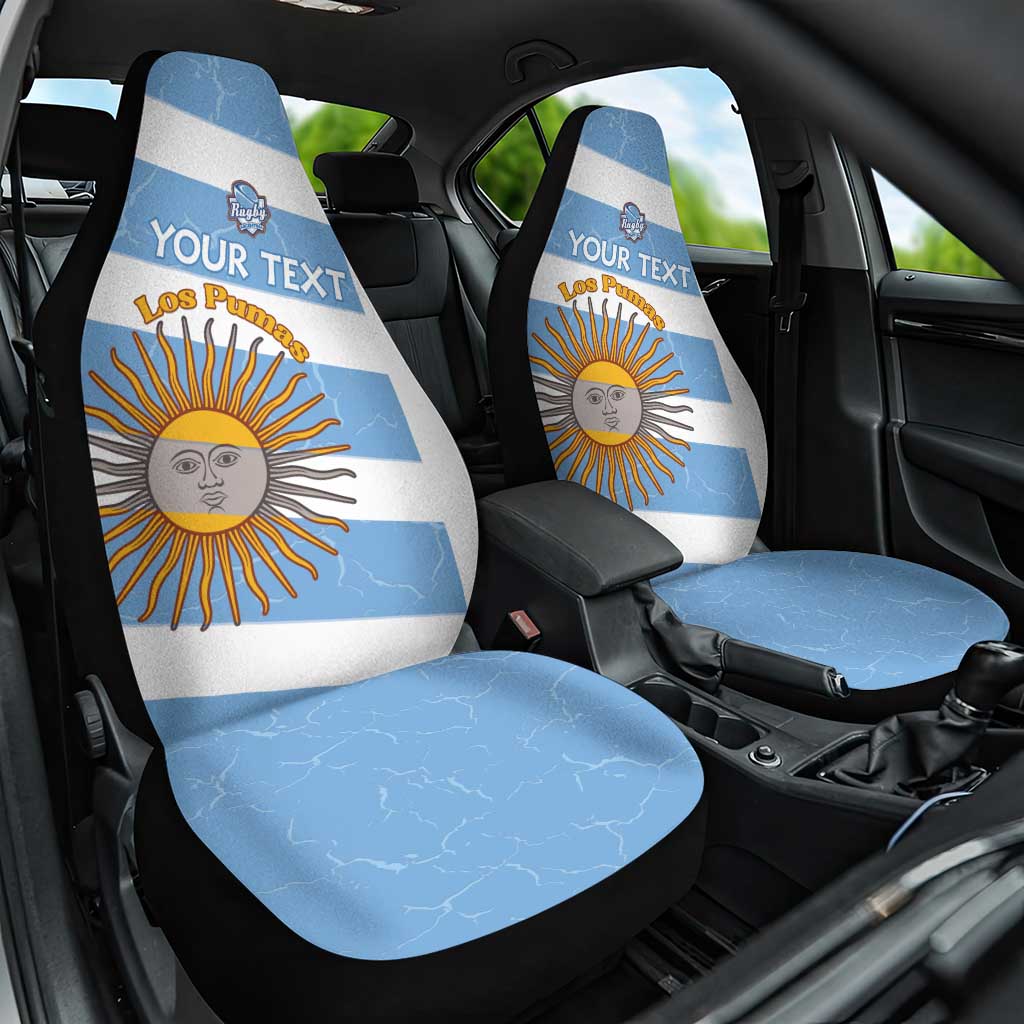 Argentina Rugby Custom Car Seat Cover Go Los Pumas