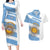 Argentina Rugby Custom Couples Matching Long Sleeve Bodycon Dress and Hawaiian Shirt Go Los Pumas