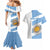 Argentina Rugby Custom Couples Matching Mermaid Dress and Hawaiian Shirt Go Los Pumas