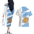 Argentina Rugby Custom Couples Matching Off The Shoulder Long Sleeve Dress and Hawaiian Shirt Go Los Pumas