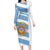 Argentina Rugby Custom Family Matching Long Sleeve Bodycon Dress and Hawaiian Shirt Go Los Pumas