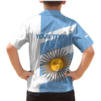 Argentina Rugby Custom Family Matching Mermaid Dress and Hawaiian Shirt Go Los Pumas
