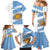 Argentina Rugby Custom Family Matching Mermaid Dress and Hawaiian Shirt Go Los Pumas