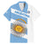 Argentina Rugby Custom Family Matching Mermaid Dress and Hawaiian Shirt Go Los Pumas
