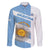 Argentina Rugby Custom Family Matching Off The Shoulder Long Sleeve Dress and Hawaiian Shirt Go Los Pumas
