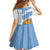 Argentina Rugby Custom Family Matching Off Shoulder Maxi Dress and Hawaiian Shirt Go Los Pumas