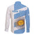 Argentina Rugby Custom Family Matching Summer Maxi Dress and Hawaiian Shirt Go Los Pumas