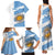Argentina Rugby Custom Family Matching Tank Maxi Dress and Hawaiian Shirt Go Los Pumas