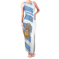 Argentina Rugby Custom Family Matching Tank Maxi Dress and Hawaiian Shirt Go Los Pumas