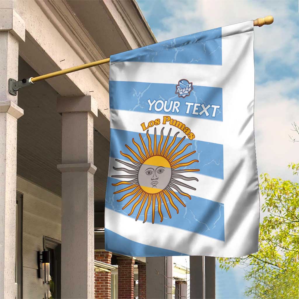Argentina Rugby Custom Garden Flag Go Los Pumas