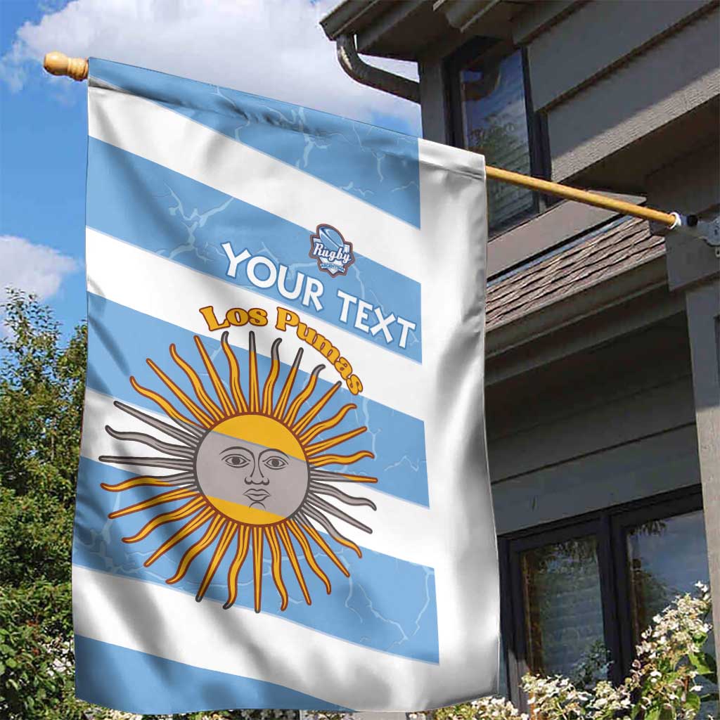 Argentina Rugby Custom Garden Flag Go Los Pumas