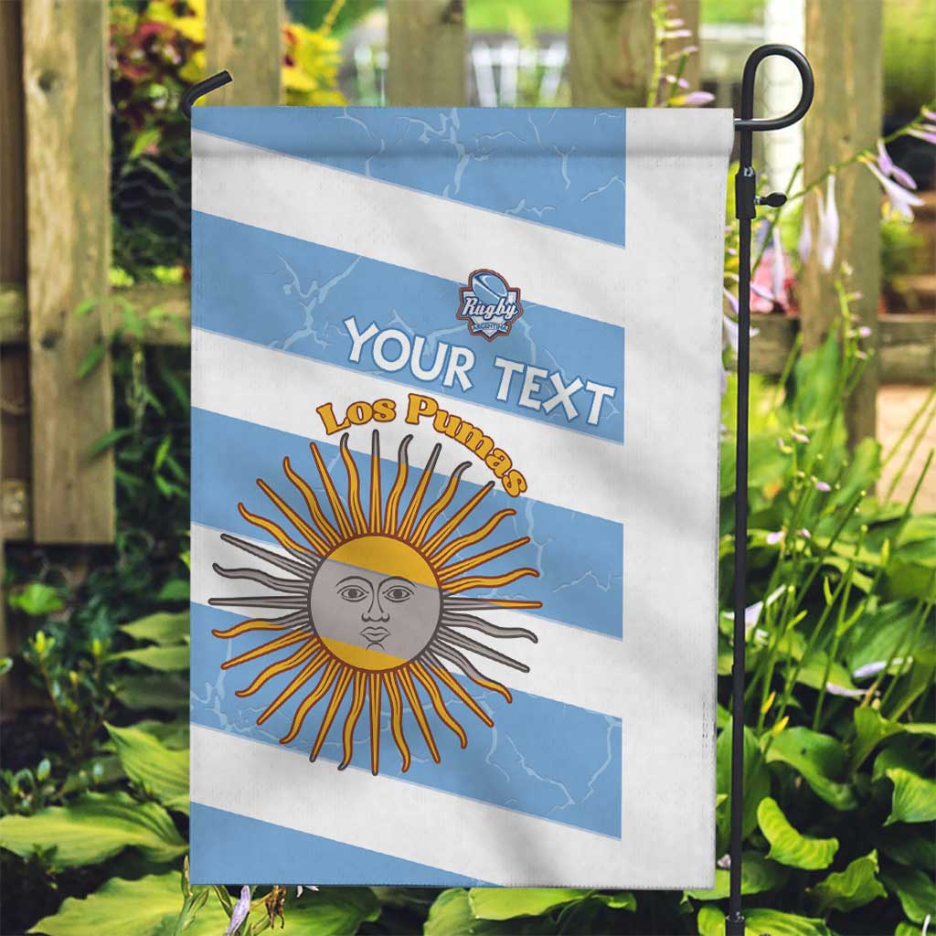Argentina Rugby Custom Garden Flag Go Los Pumas