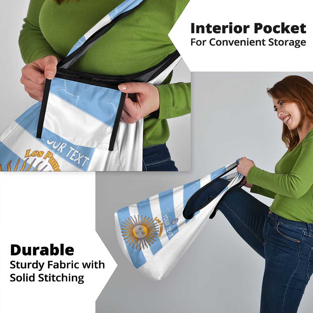 Argentina Rugby Custom Grocery Bag Go Los Pumas