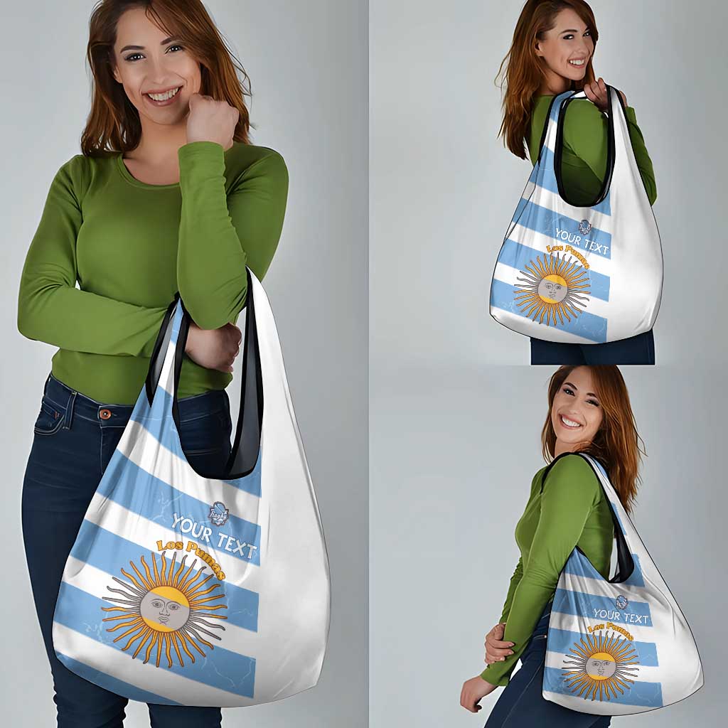 Argentina Rugby Custom Grocery Bag Go Los Pumas
