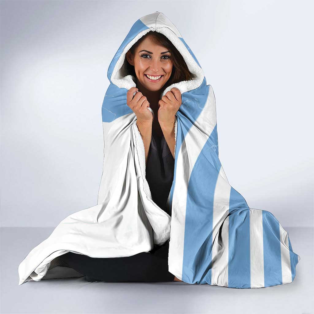 Argentina Rugby Custom Hooded Blanket Go Los Pumas