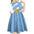 Argentina Rugby Custom Kid Short Sleeve Dress Go Los Pumas