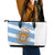 Argentina Rugby Custom Leather Tote Bag Go Los Pumas