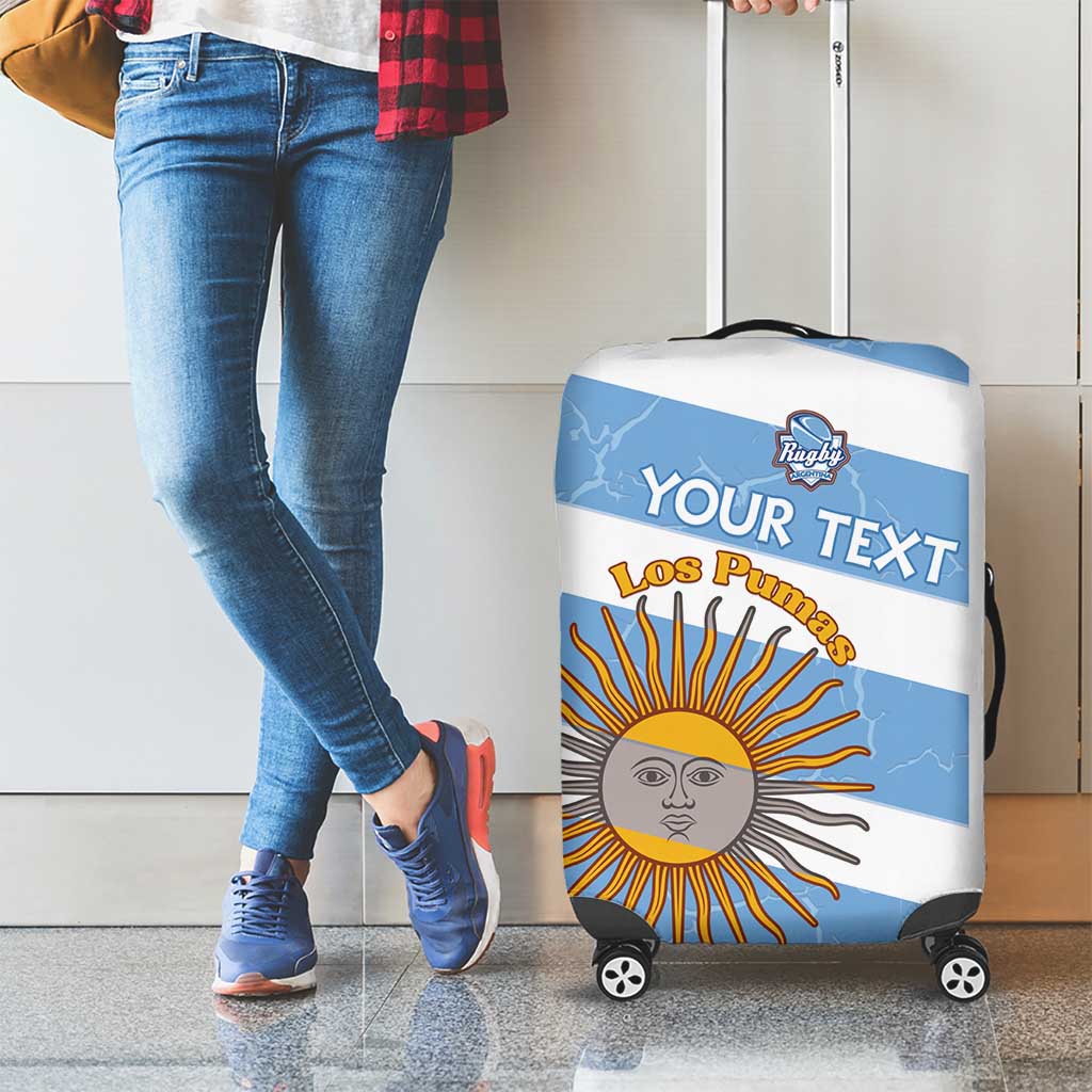 Argentina Rugby Custom Luggage Cover Go Los Pumas
