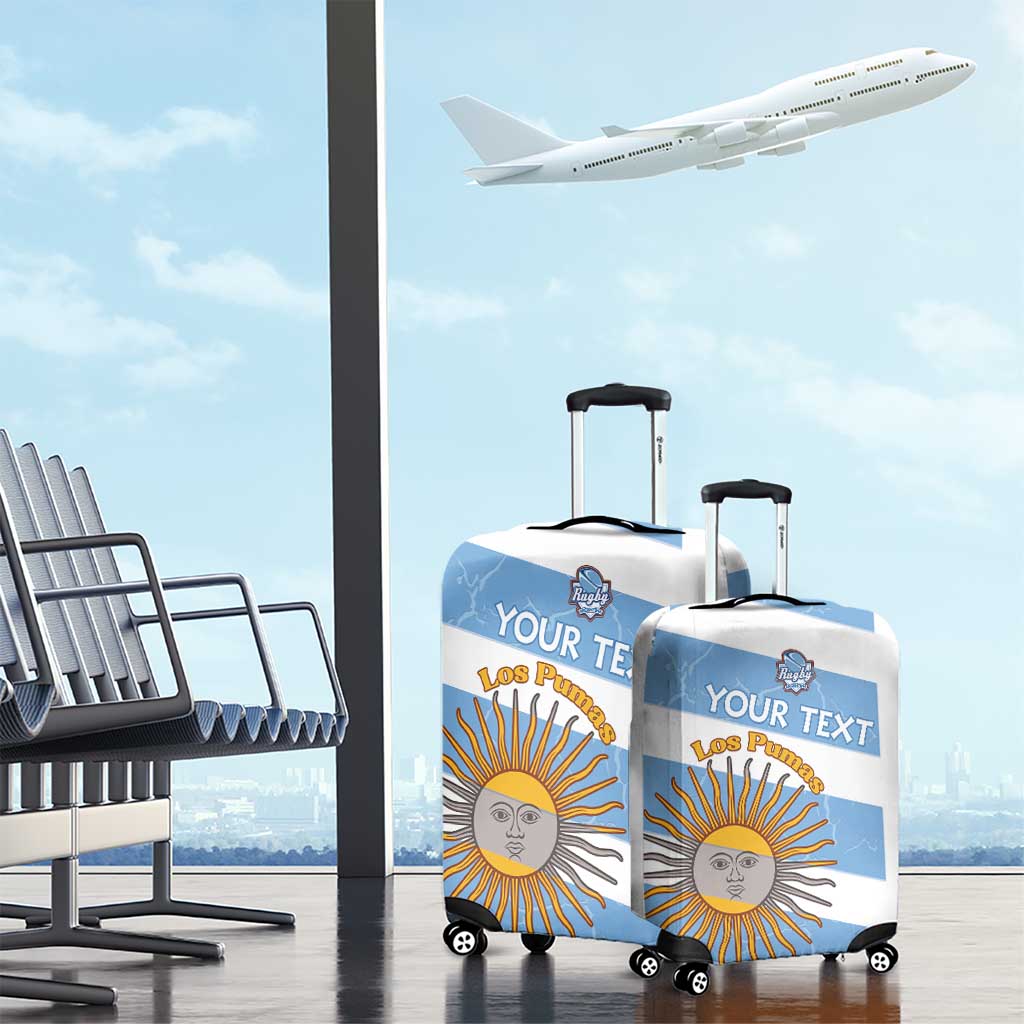 Argentina Rugby Custom Luggage Cover Go Los Pumas